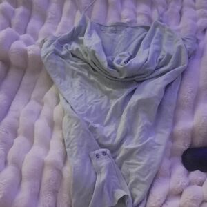 Abercrombie & Fitch Light Gray Bodysuit